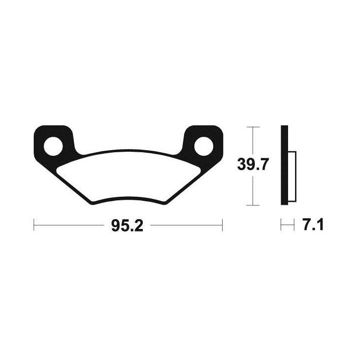 Brake pads metal fried BENDIX MO408