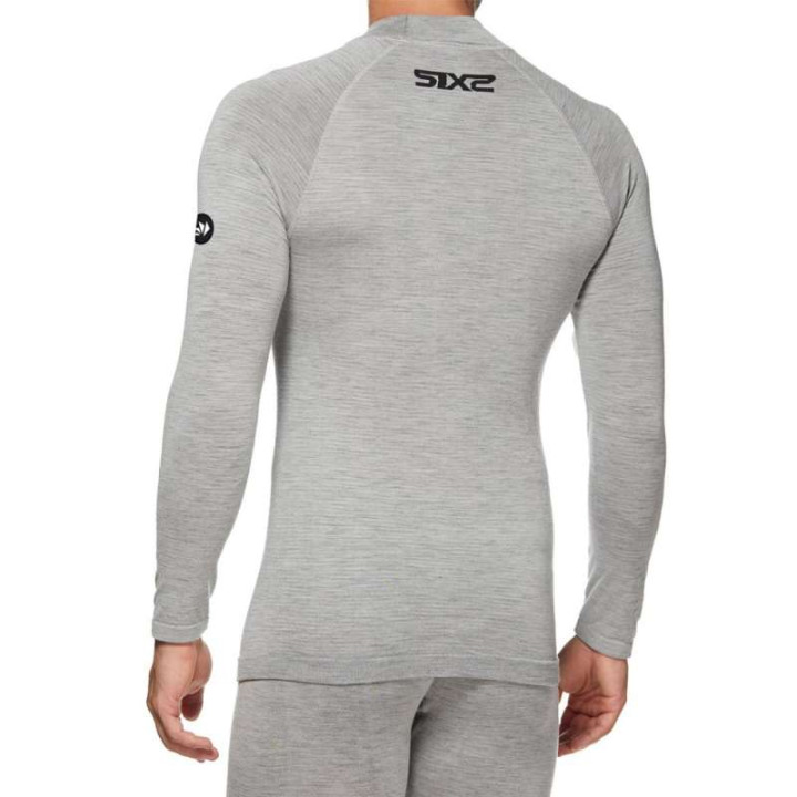 Maillot thermique moto SIXS TS3 MERINOS GRAY