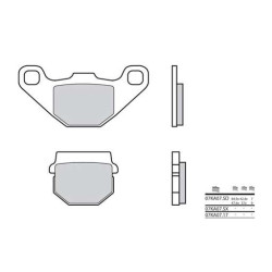 Plaquettes de frein sinter BREMBO 07KA07SD