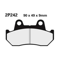 Plaquettes de frein semi-metal Nissin 2P-242NS