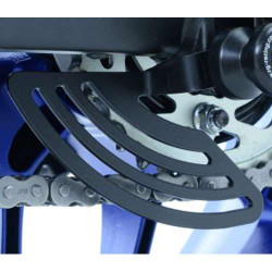 Protection couronne dent de requin R&G Noir (TG0012BK) Yamaha  MT125/03/10 YZF-R3/R1