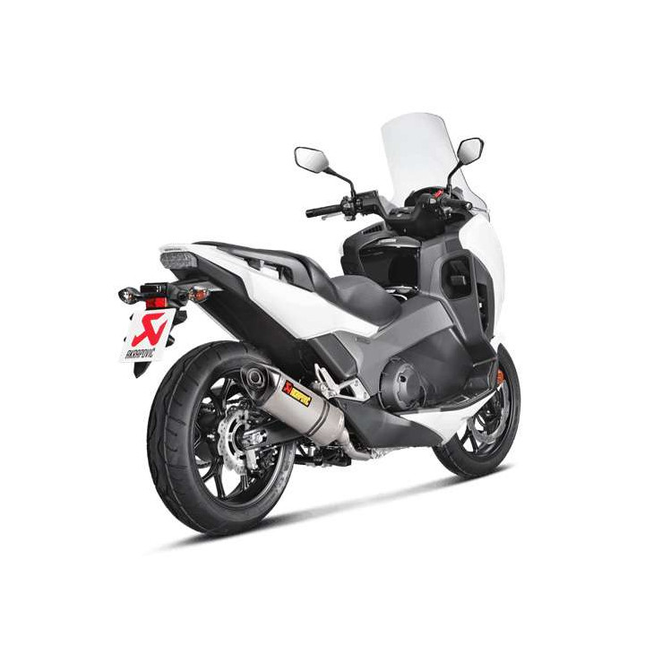Silencieux homologué Akrapovic Titane/Carbone Honda INTEGRA / NC750 S/X 16-
