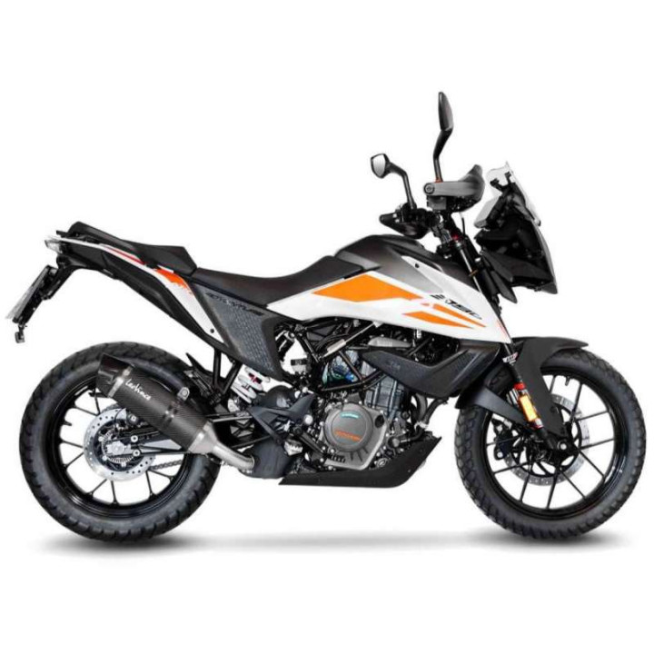 Approved muffler LeoVince LV ONE EVO Carbon (14347E) KTM 390 ADVENTURE