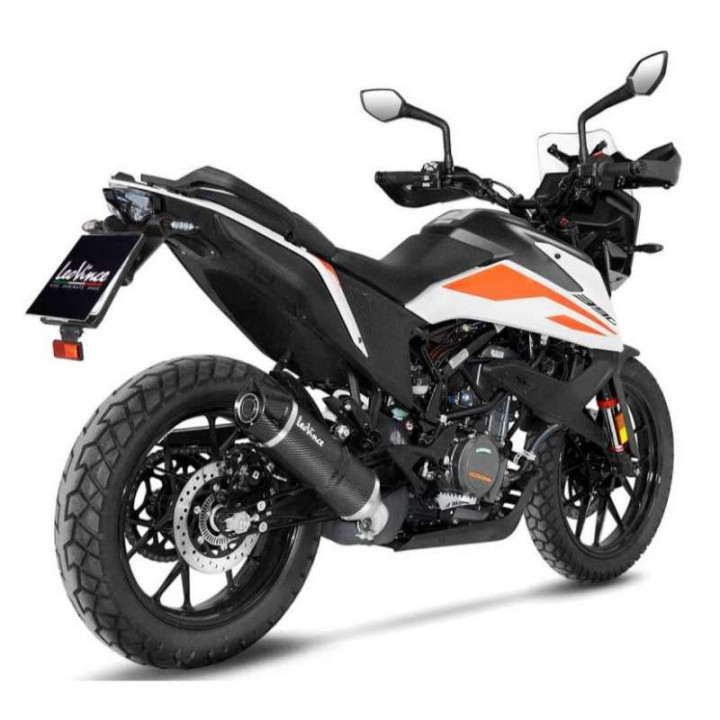 Approved muffler LeoVince LV ONE EVO Carbon (14347E) KTM 390 ADVENTURE