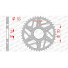 AFAM steel sprocket 45 teeth pitch 520 type 71202 KTM 390 Duke
