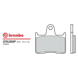 Plaquettes de frein moto sinter Brembo 07SU25SP