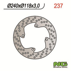 Disque de frein moto NG fixe 240mm (réf. 237)