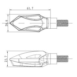 Motorcycle led indicators Puig HOUSE (9946N) 2