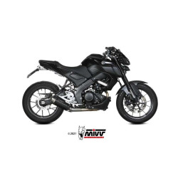 Ligne complète Mivv GP PRO Inox noir (Y.067.LXBP) Yamaha YZF-R125/MT-125 2