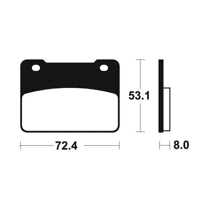 Brake pads metal fried BENDIX MSS393