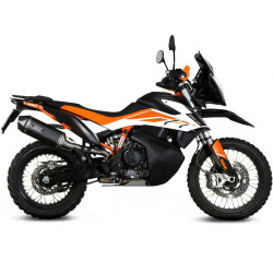 Mivv-approved SPEED EDGE Inox black muffler (KT.021.LRB) KTM 790 ADVENTURE 2