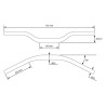 Puig High motorcycle handlebars (7492) 28mm