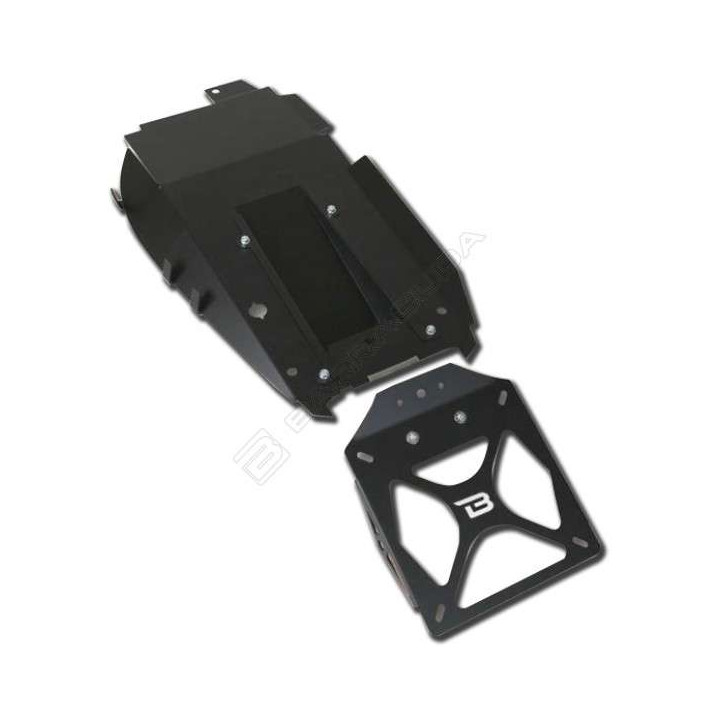 Plate bracket + PDR Barracuda Honda 600 HORNET 03-06