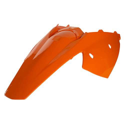 Acerbis KTM EXC125 rear mudguard + orange side covers (0008192.010)
