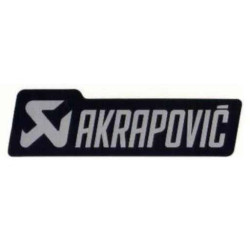 Akrapovic BLACK sticker 150x42MM