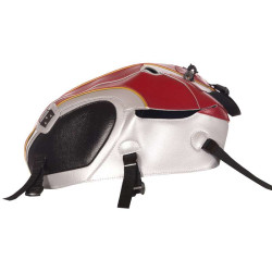 Bagster tank mat silver/red f/g (1716C) Triumph BONNEVILLE T120