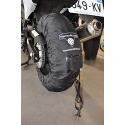 Tecnoglobe black heating blankets (pair) 110-190