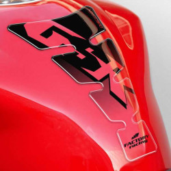 Motorcycle tank protector Puig Suzuki GSR Black