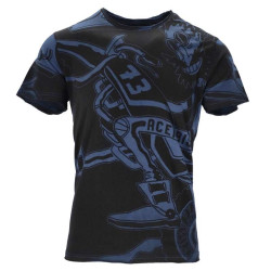 Tee-shirt Acerbis SP CLUB SKILL Bleu