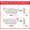 TRW MCB648SH sinter brake pads