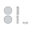 Plaquettes de frein organique BREMBO 07KS0124