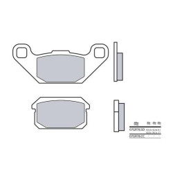 Plaquettes de frein organique BREMBO 07GR78CC