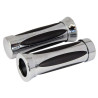 Poignées moto Bike It OVAL 25mm