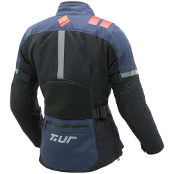 Women's T.UR TRANSFER HYDROSCUD Lady Black/Blue motorcycle jacket 2