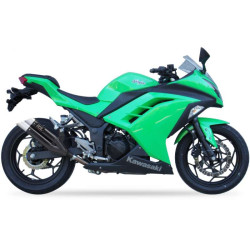 Silencieux homologué Ixil L3XB (XK7336XB) Kawasaki Ninja 250R/300/Z300 2