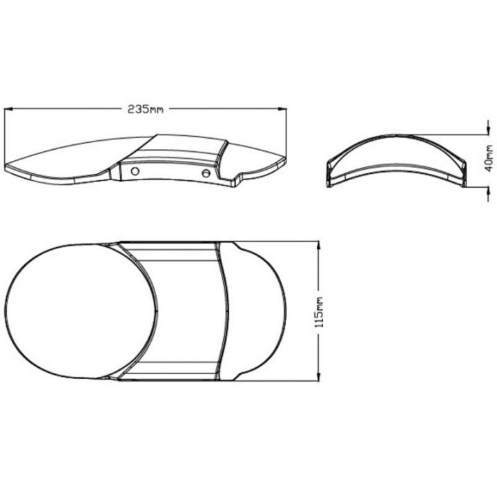 Puig front mudguard (3525N) Honda CMX500 REBEL