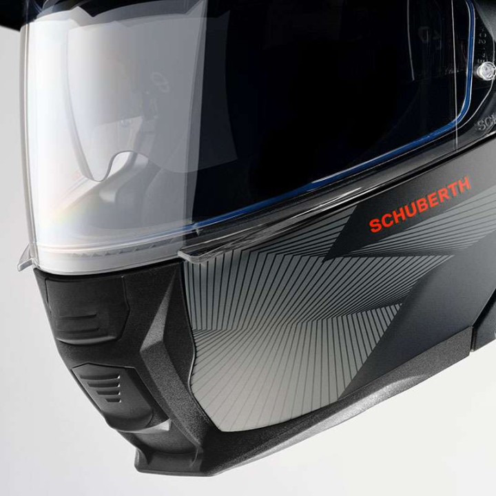 Casque modulable Schuberth E2 DEFENDER RED