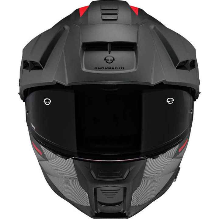 Casque modulable Schuberth E2 DEFENDER RED