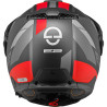 Casque modulable Schuberth E2 DEFENDER RED