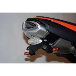 R&amp-G plate bracket (LP0047BK) Kawasaki ZX6R 07-08