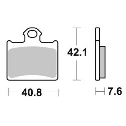 Brake pads sinter BRAKING 949CM44
