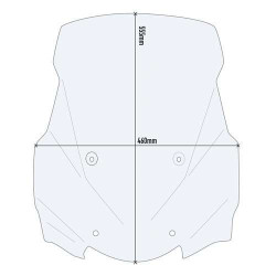 Givi clear bubble (D5138ST) BMW S1000XR 2