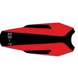 Saddle cover Bagster (2107I) Red Fonce/Black/White Letters Kawasaki ZR7/ZR 7 S 03