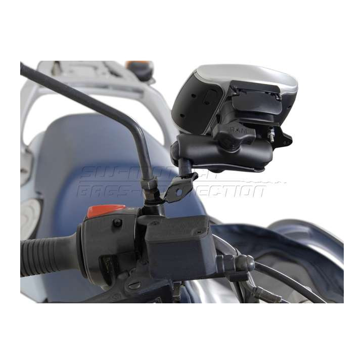Support rétro M8/M10 SW-Motech pour GPS et smartphone