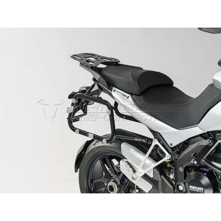 45L SW-Motech TraX ADVENTURE aluminum suitcase kit Ducati MULTISTRADA 1200