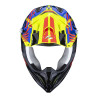 Casque cross Scorpion VX-22 AIR NEOX Jaune / Bleu / Rouge