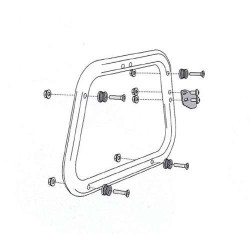 Kit d'adaptateur SW-Motech QUICK-LOCK EVO pour valises TraX / NANUK