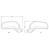 Extensions de protège-mains Puig (9727) Yamaha MT-09 TRACER 18-