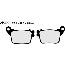 Plaquettes de frein racing sinter Nissin 2P320 ST