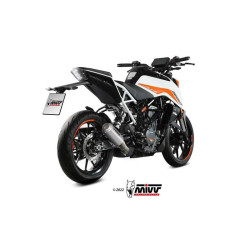 Mivv MK3 stainless steel muffler (KT.025.SM3X) KTM Duke 125/390 2