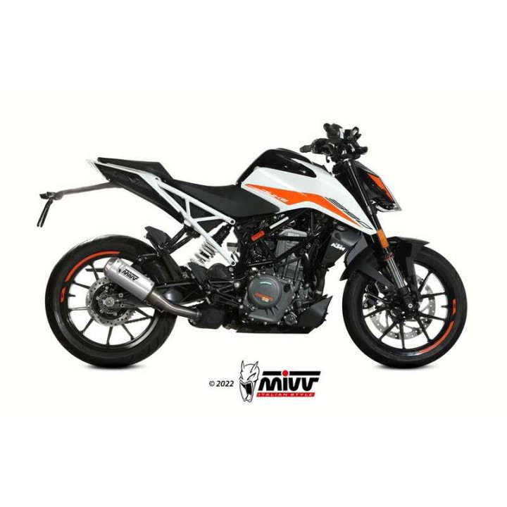 Silencieux Mivv MK3 Inox (KT.025.SM3X) KTM Duke 125/390