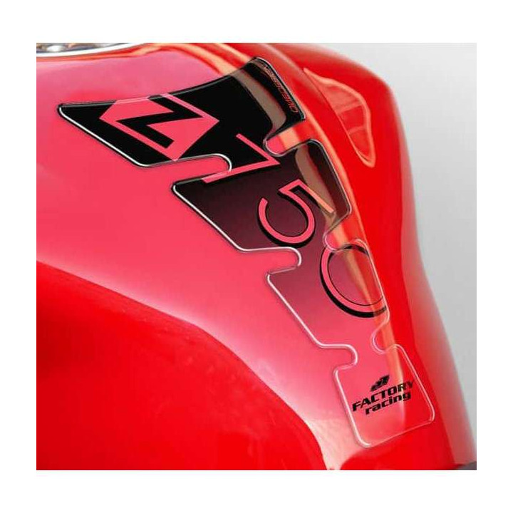 Motorcycle tank protector Puig Kawasaki Z750 BLACK