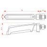 Clignotants moto séquentiels Puig THIN (9624N)