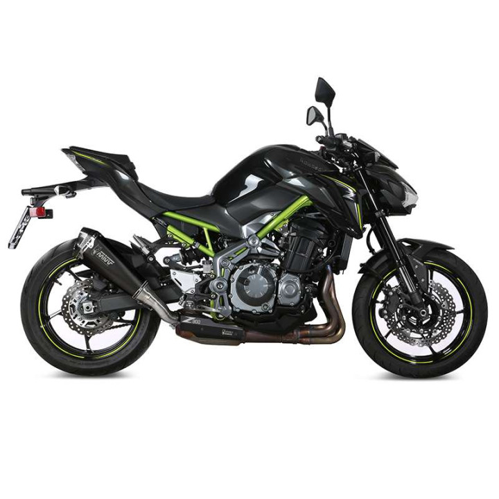 Silencieux Homologué Mivv DELTA RACE Inox noir (K.045.LDRB) KAWASAKI Z 900