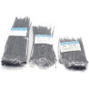 Lot de 300 colliers rilsans noirs