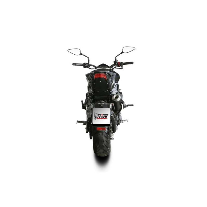 Silencieux Homologué Mivv X-M1 Inox noir (E.009.LC4B) Benelli 752S